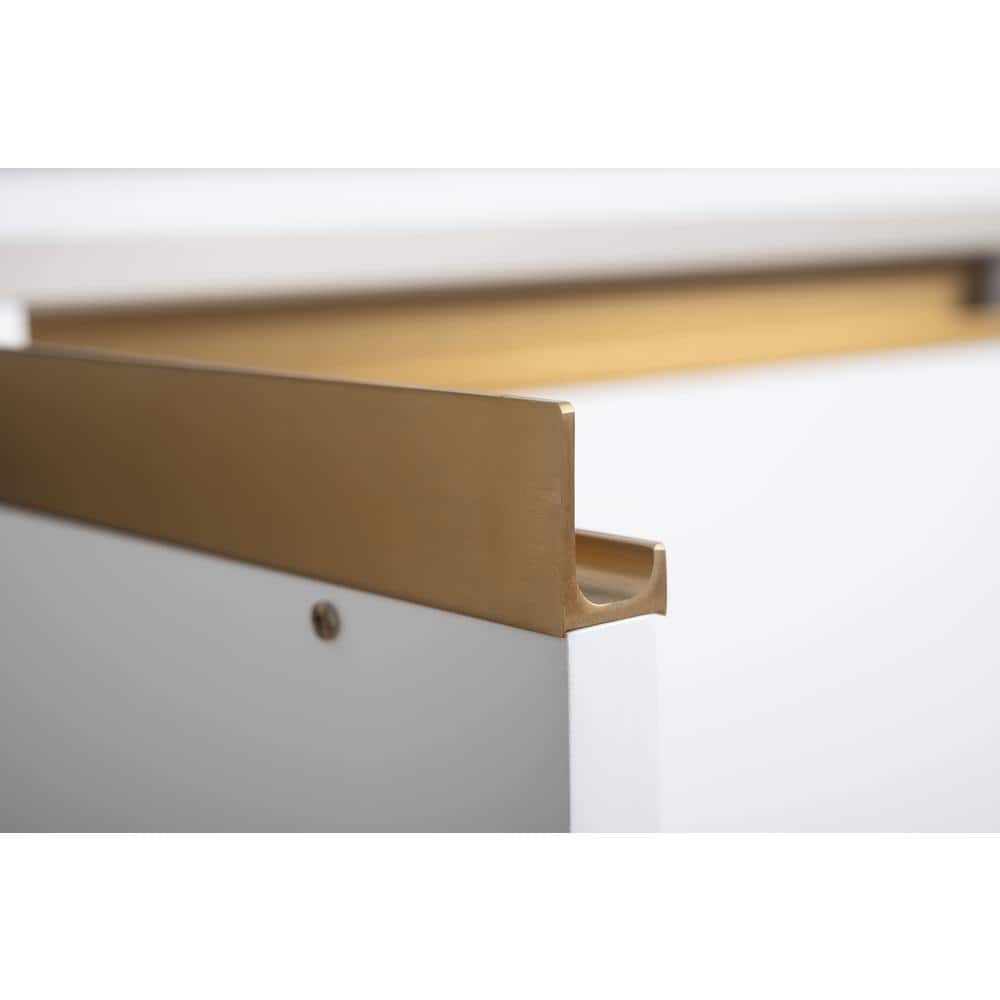 White Poplar Wood Single Bathroom Vanity with Marble Top