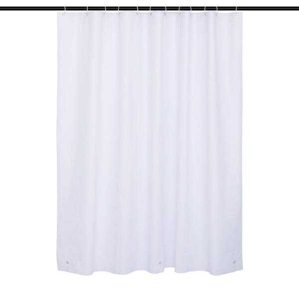 Details about   2 WHITE MILDEW RESISTANT LIGHTWEIGHT PEVA SHOWER CURTAIN  70 x 72" 
