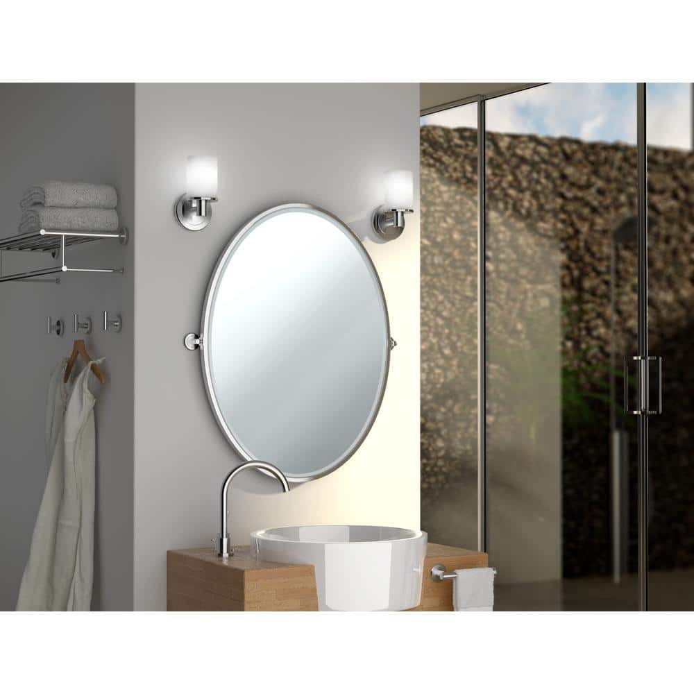 Chrome Freestanding Double Arm Hand Towel Holder