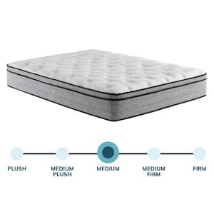 Sleep Solutions Queen Medium Memory Foam 12 in. Mattress