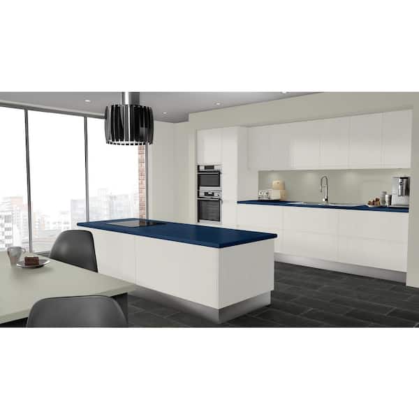 FORMICA 4 ft. x 8 ft. Laminate Sheet in Navy Blue with Matte Finish  009691258408000 - The Home Depot