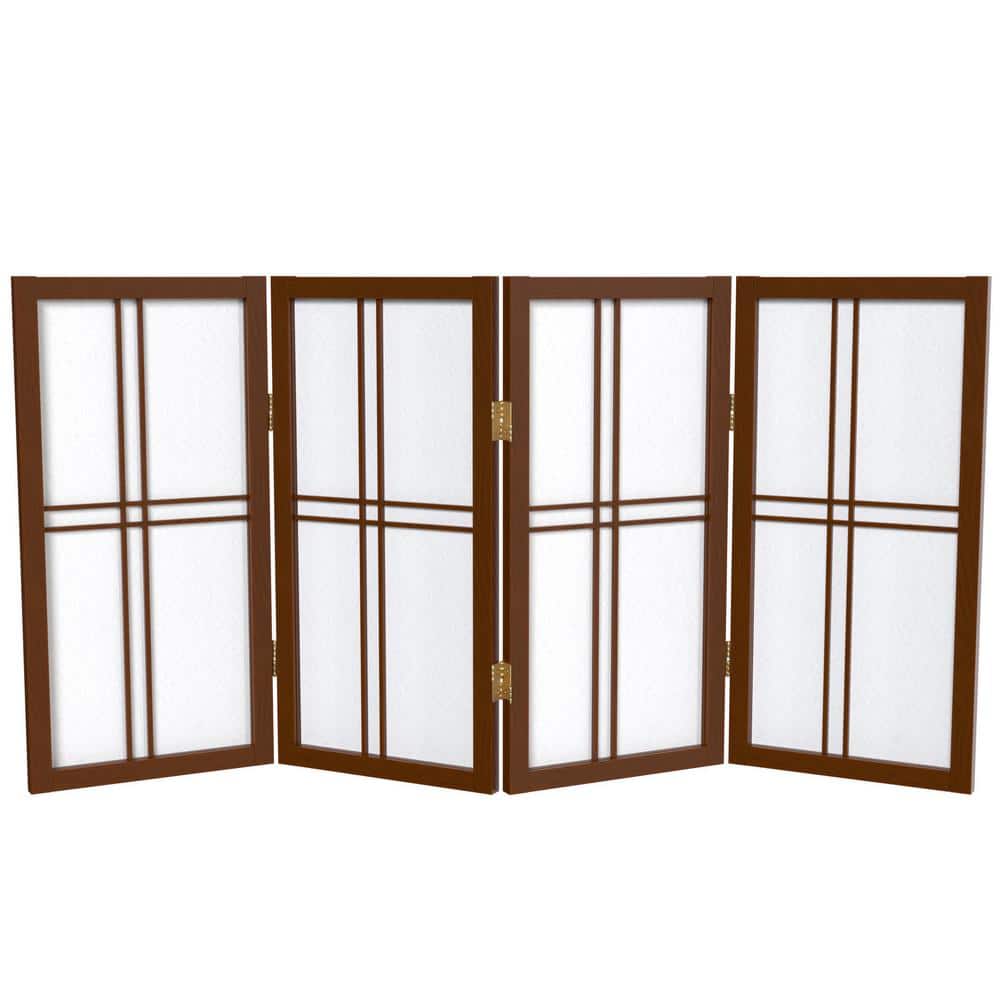 Oriental Furniture - Schermo Shoji, altezza 1,2 m, colore: Bianco