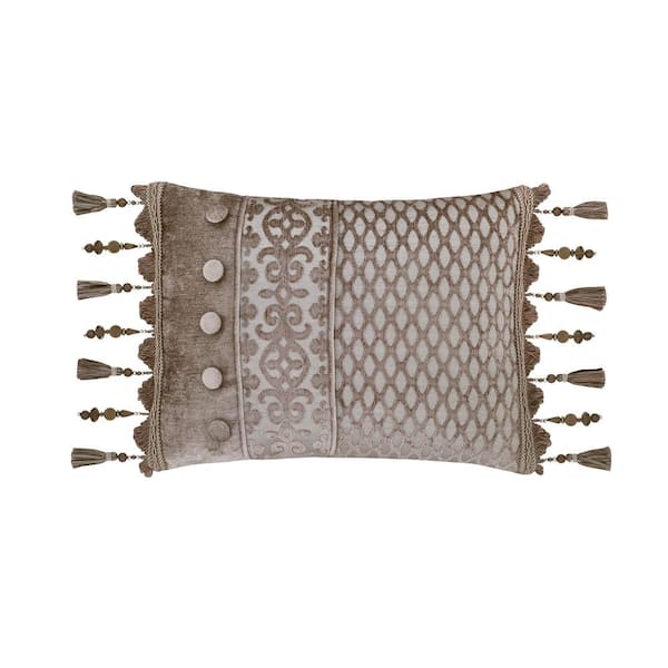 Unbranded Sarah Polyester Boudoir Decorative Throw Pillow 15 x 20 in.