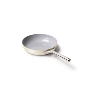 10.35 in. Ceramic Non-Stick Frying Pan in Cream