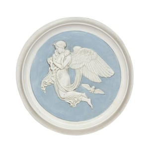 12 in. x 12 in. Night Angel Roundel (1815) by artist Bertel Thorvaldsen (1768-1844) Wall Plaque