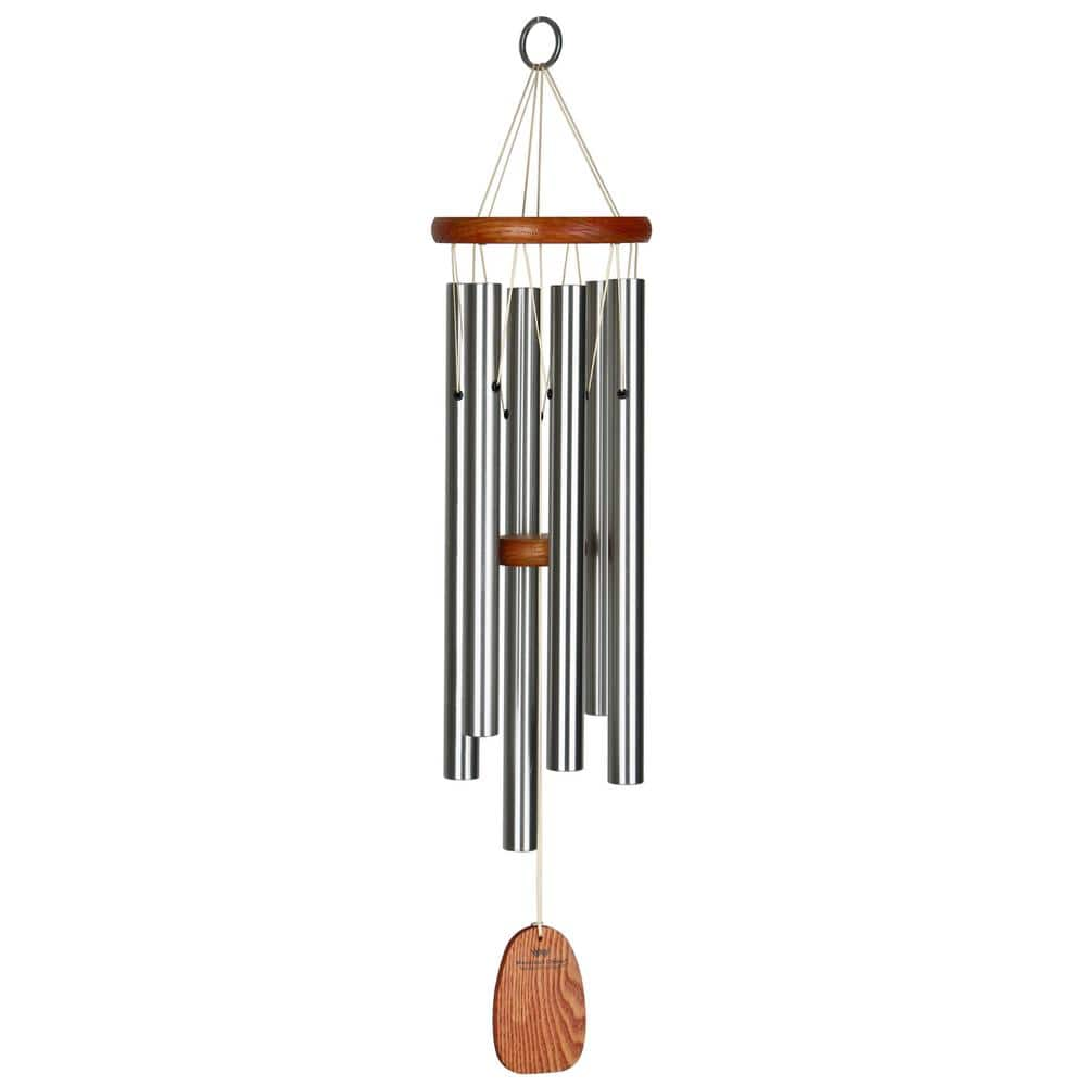 UPC 028375092413 product image for Signature Collection, Amazing Grace Chime, Medium 24 in. Silver Wind Chime | upcitemdb.com