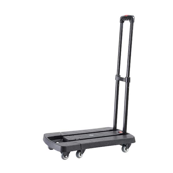 Amucolo 330 lbs. Capacity Foldable Push Cart Platform Truck Dolly
