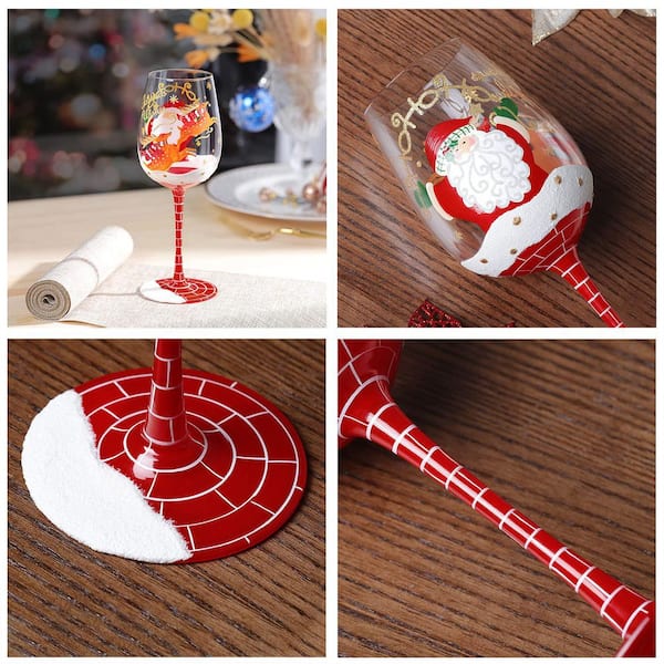 friends wine glass Fred and Friends Winestein Glass main image 1
