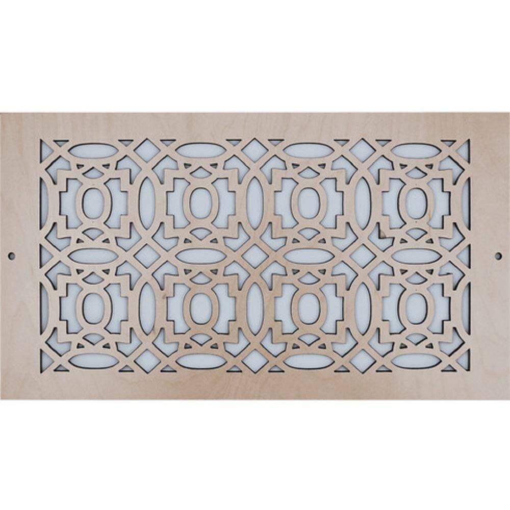 Moroccan Wood Air Register (6 in. x  10 in.) – Screw-In Wall and Ceiling Vent Cover – Decorative Wooden HVAC Grill price history on PriceWatchPro