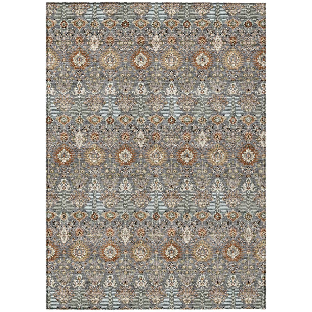 Chantille Machine Washable Indoor/Outdoor Abstract ACN2251 Gray 5 ft. x 7 ft. 6 in. Area Rug price history on PriceWatchPro