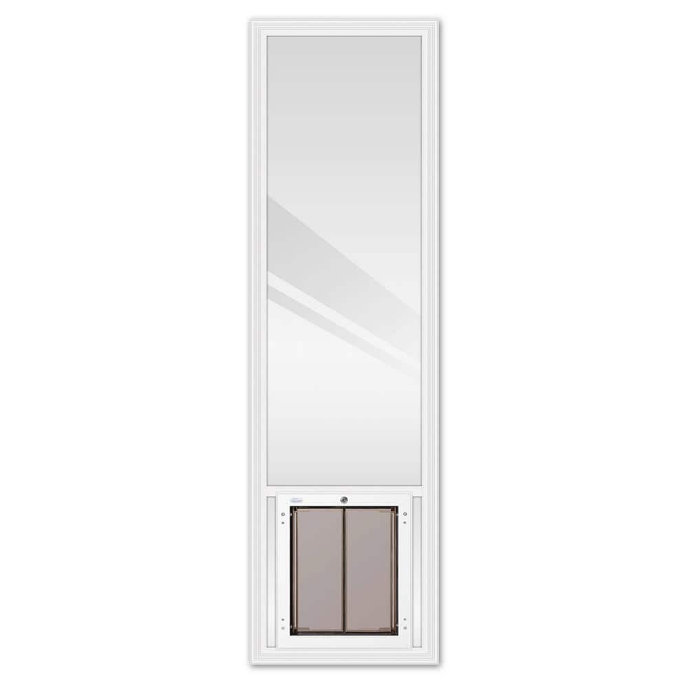Plexidor Dog Door 24 in.x82 in. Clear Glass Insert for 32 in. x 96 in., 3