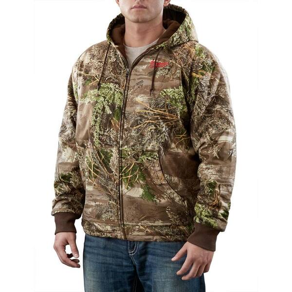 Milwaukee Unisex Large M12 12-Volt Lithium-Ion Cordless Realtree Max-1 Camo Heated Hoodie Kit (Battery and Charger Included)