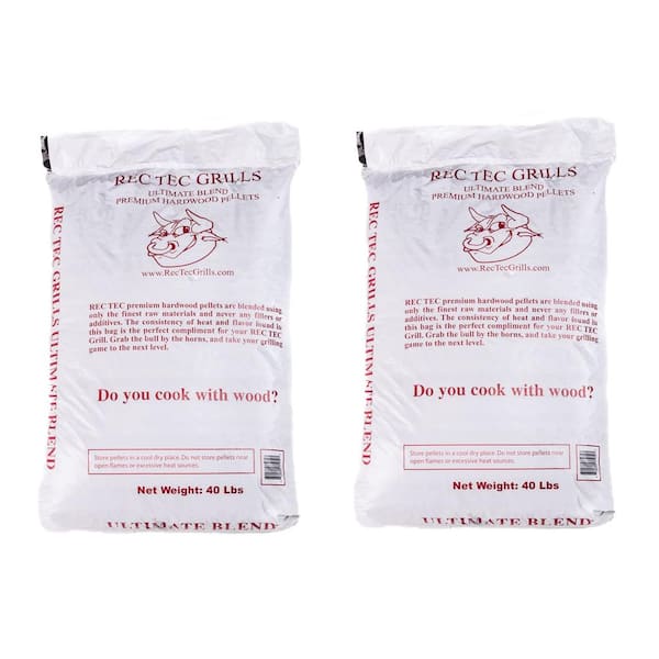 Rec Tec Grills 40 lbs. Bags Grills Ultimate Premium Hardwood Grilling Pellet Blend (2-Pack)