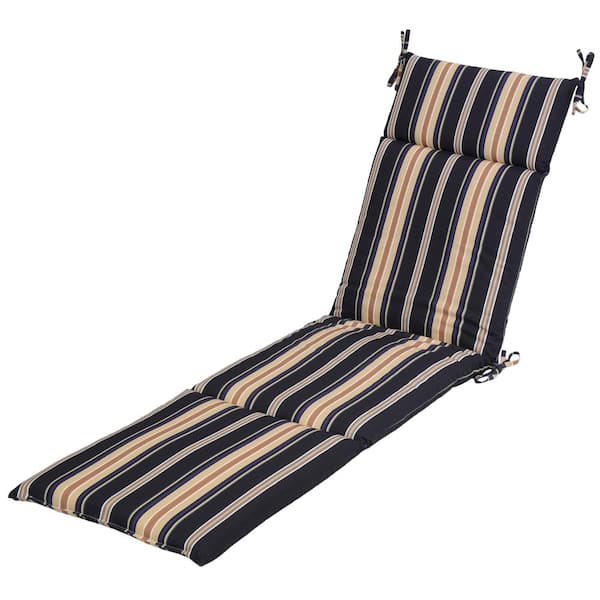 Plantation Patterns, LLC Caprice Stripe Outdoor Chaise Lounge Cushion