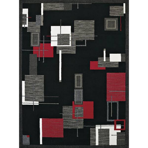 United Weavers Cafe Brista Red 8 ft. x 11 ft. Oversize Rug