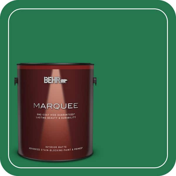 BEHR MARQUEE 1 gal. #460B-7 Pine Grove Matte Interior Paint & Primer