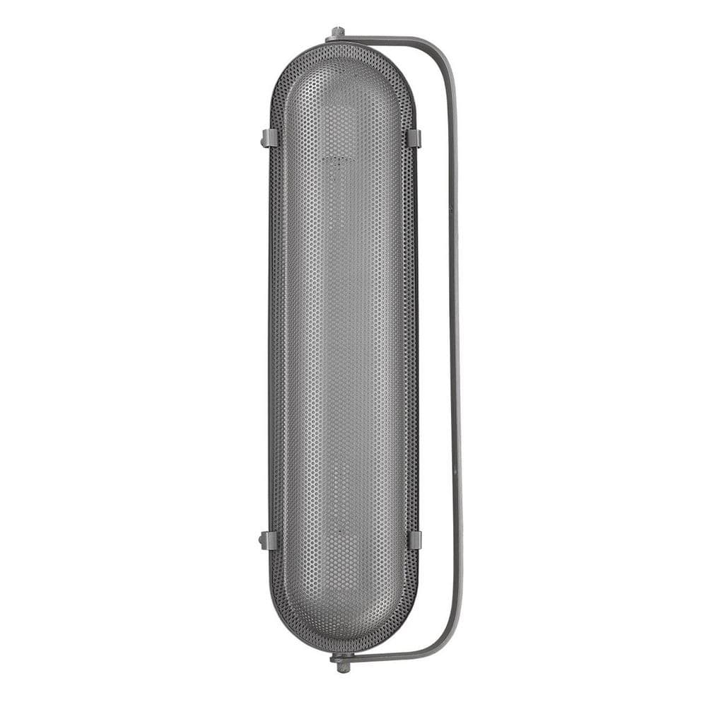 7 in. Gray Outdoor Plug-in Sconce with No Bulbs Included price history on PriceWatchPro
