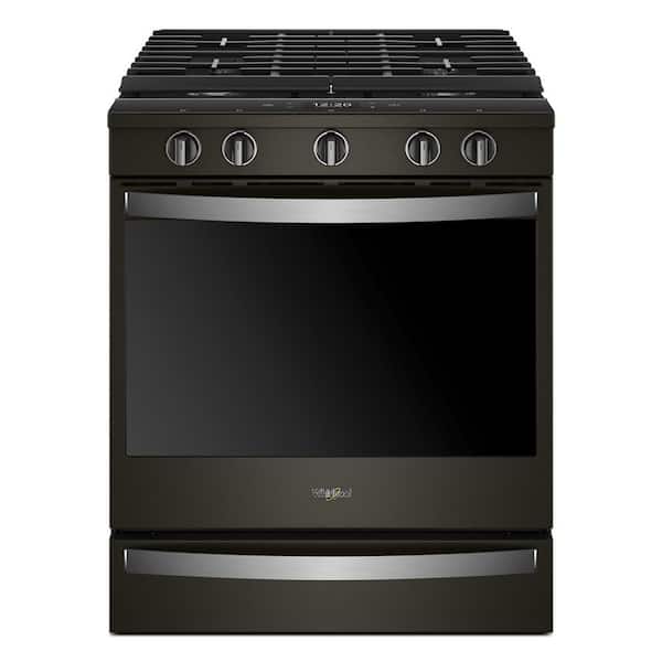 Whirlpool Gas Range (WEG750H0HV) - Black Stainless