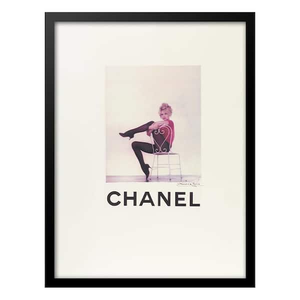 VENICE BEACH Collections Vintage Brigitte Bardot Designer Fashion Framed Print by Fairchild Paris People Poster Art Print 18 in. x 14 in.