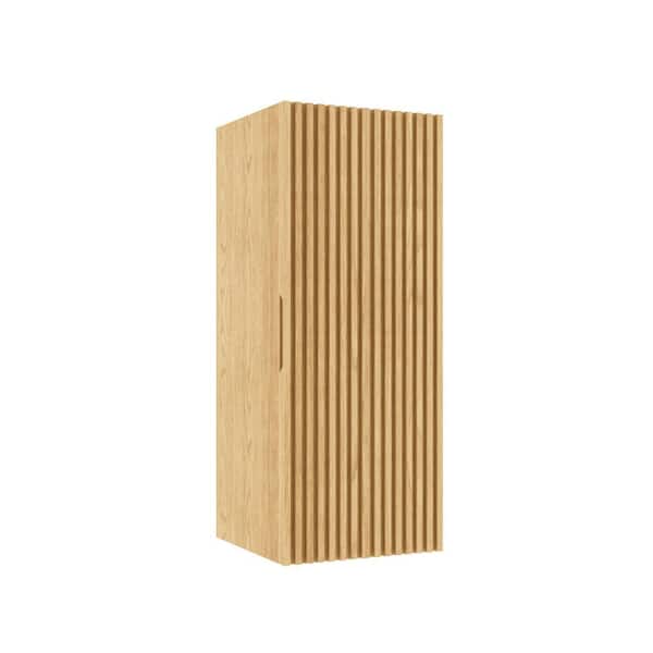 11.8 in. W x 11.8 in. D x 29.5 in. H Bathroom Storage Wall Cabinet in Beige