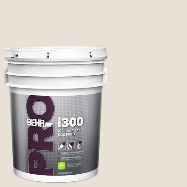 BEHR PRO 5 gal. #MQ3-13 Crisp Linen Eggshell Interior Paint