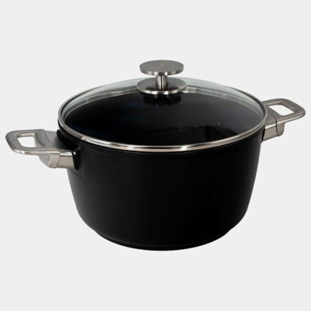 Swiss Diamond CXD Soup Pot Lid Nonstick Ceramic Glossy Black