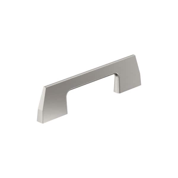 Amerock Angle 3 in. Center-to-Center Modern Satin Nickel Arch Cabinet Pull