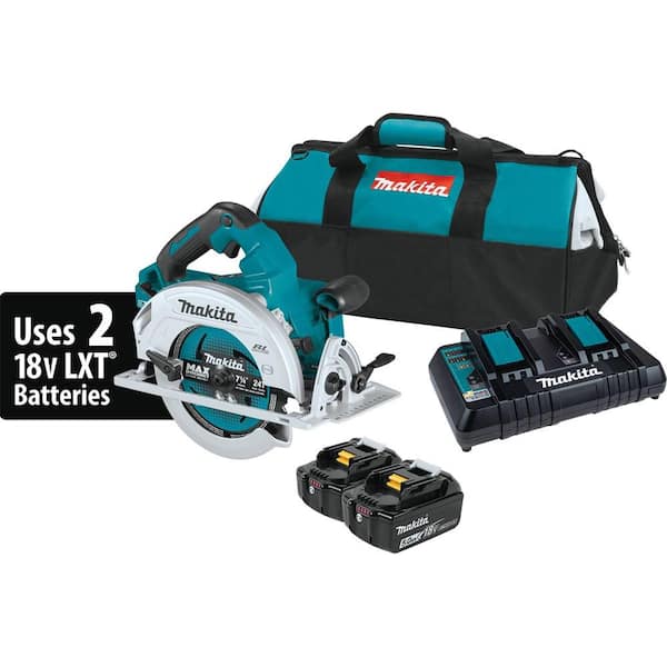 18V X2 LXT (36V) Brushless Cordless 7.25 in. Circular Saw Kit 5.0Ah with 7.25 in. Framing Saw Blade