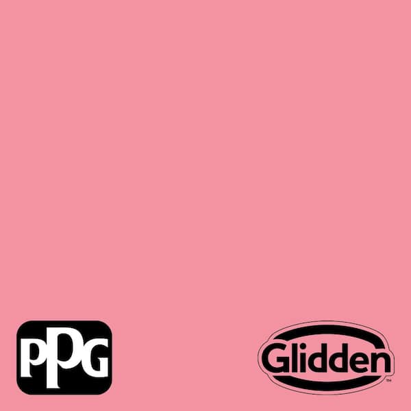 Glidden 8 oz. PPG1184-4 Pink Punch Satin Interior Paint Sample