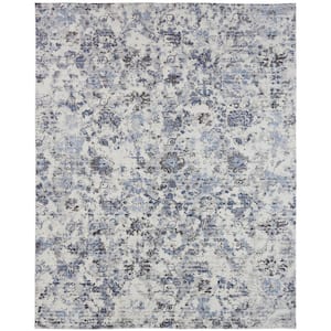 Blue Tones 5 ft. 6 in. x 8 ft. 6 in. Area Rug