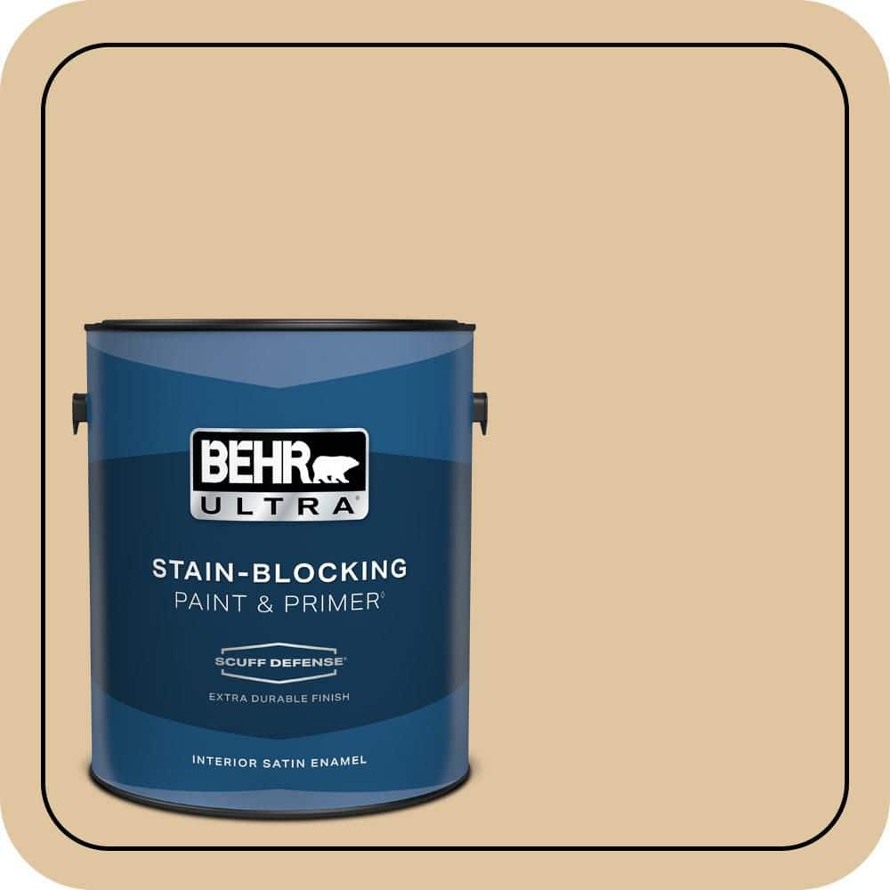 1 gal. #320E-3 Riviera Sand Extra Durable Satin Enamel Interior Paint & Primer price history on PriceWatchPro