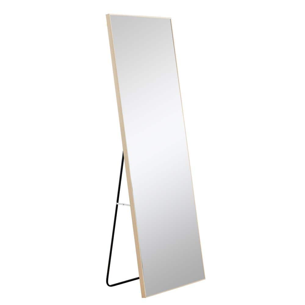 65 in. W x 23 in. H Rectangular Glass Framed Wall Bathroom Vanity Mirror in