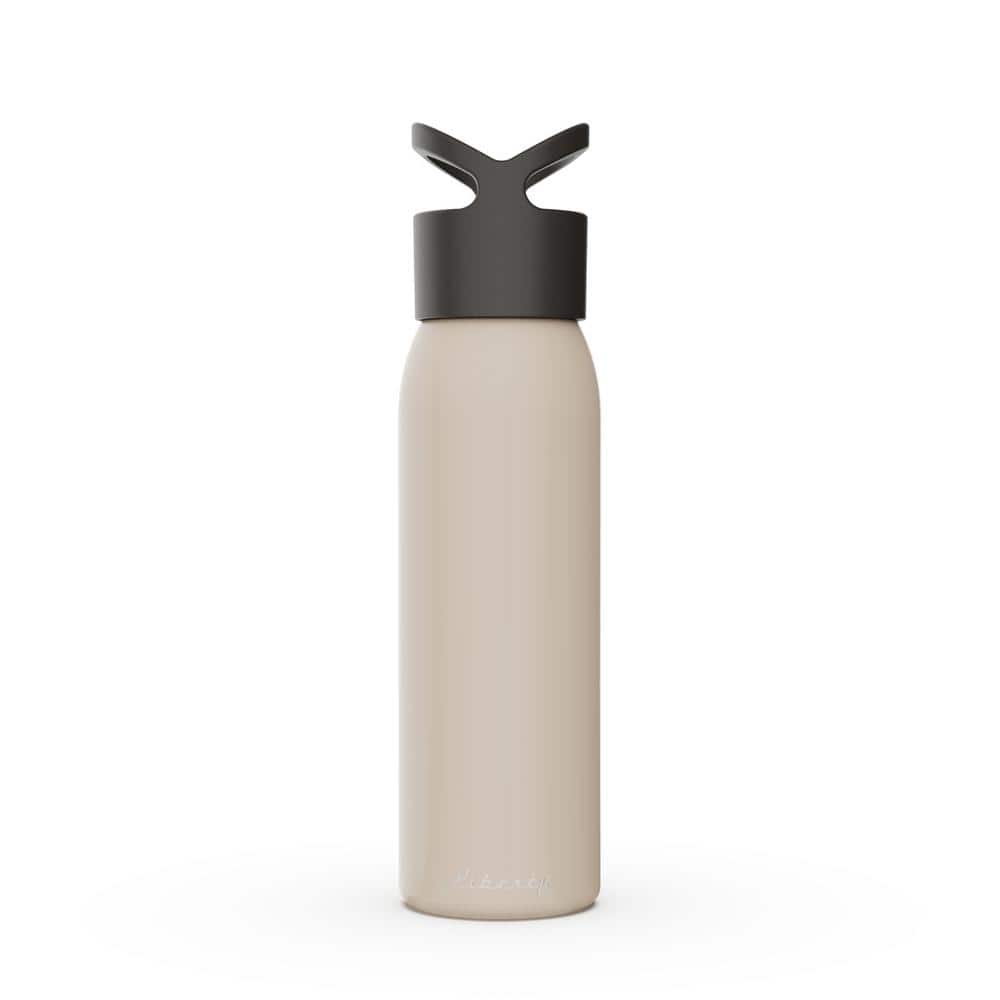 Icon Series by Thermos Stainless Steel Water Bottle with Spout 24 Ounce, Sandstone