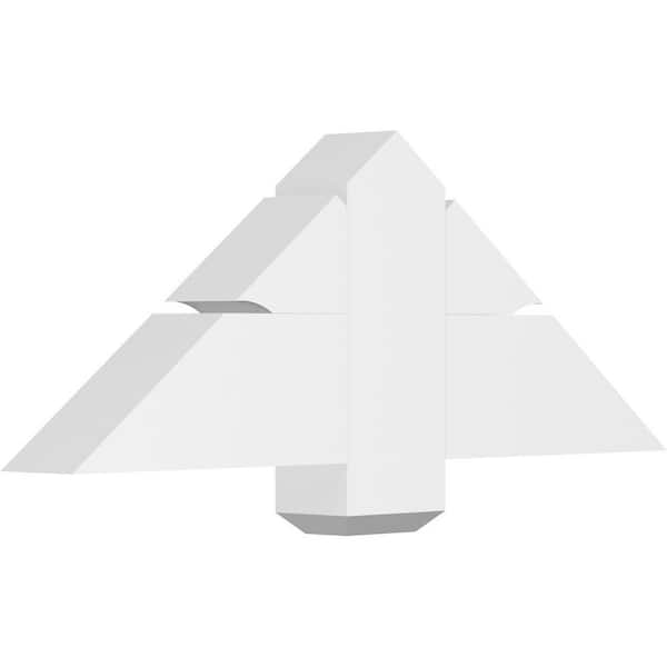 Ekena Millwork Redmond 36 in. W x 13.5 in. H x 4 in. D Signature Polyurethane Bracket
