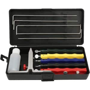 Iron Knife Sharpener Kit Sharpening Stone Set Adjustable Angle Knife Sharpening System Professional Kit