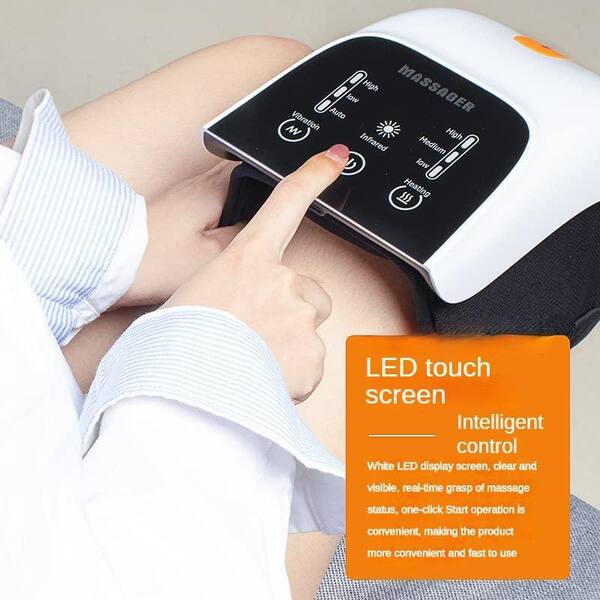 Heated Vibration Knee Massager Smart Touch Control Suitable For