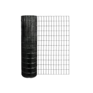 48 in. H x 50 ft. L Black PVC Coated Welded Wire with 2 in. x 4 in. Openings