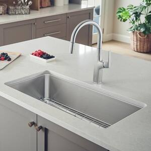 FORMERA Undermount Stainless Steel 33 in. Single Bowl Kitchen Sink