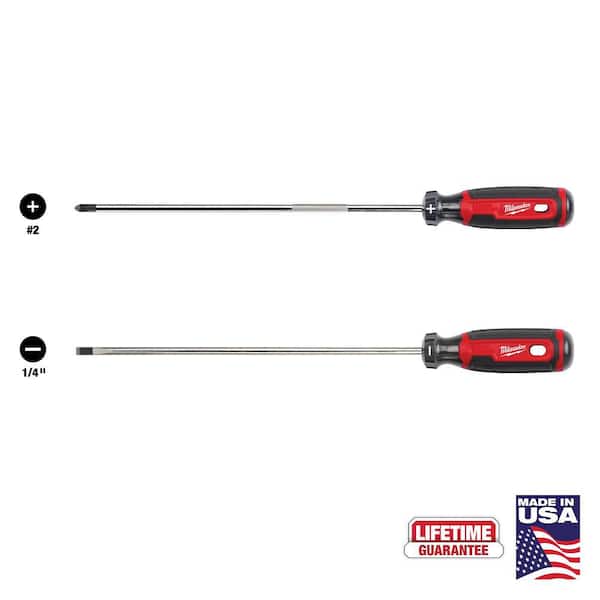 2 PC. Cushion Grip Screwdriver Set (USA)