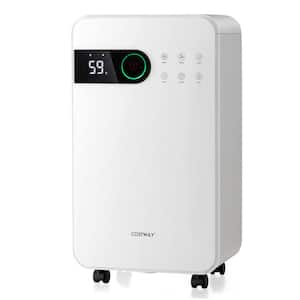32 pins/day pt. 2500 sq. ft. Dehumidifier for Home Basement Portable with Sleep Mode in. White