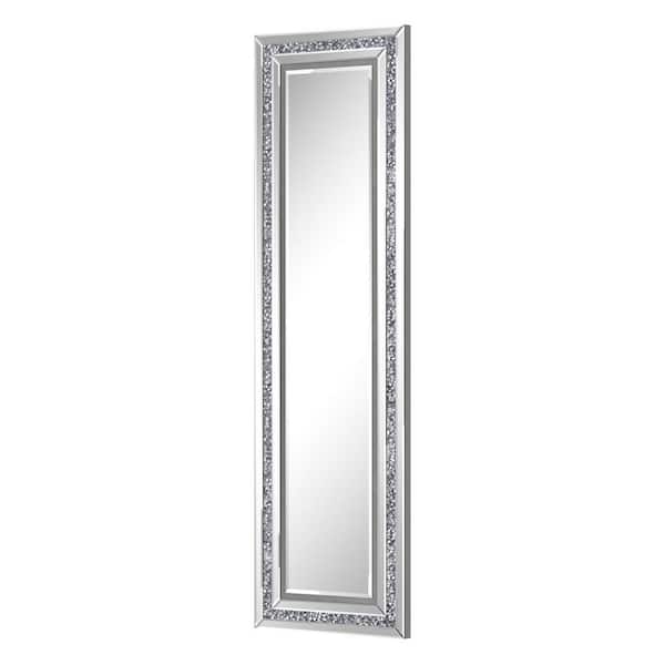 59.06 in. W x 17.72 in. H Rectangle Framed Silver Mirror