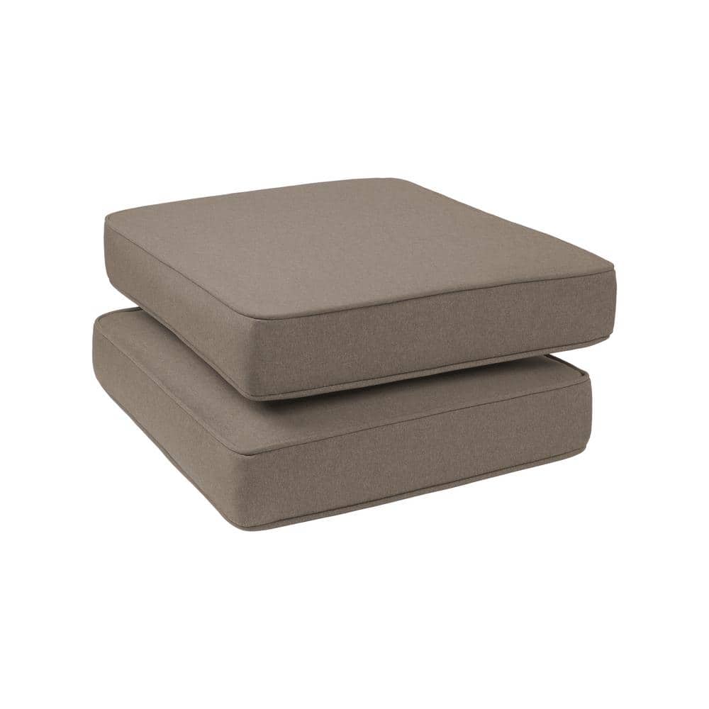 HAVEN WAY 23 in. x 19 in. 1Piece Universal Outdoor Ottoman Cushion in
