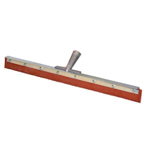 24 in. Rubber Notched Micro Topping Floor Squeegee