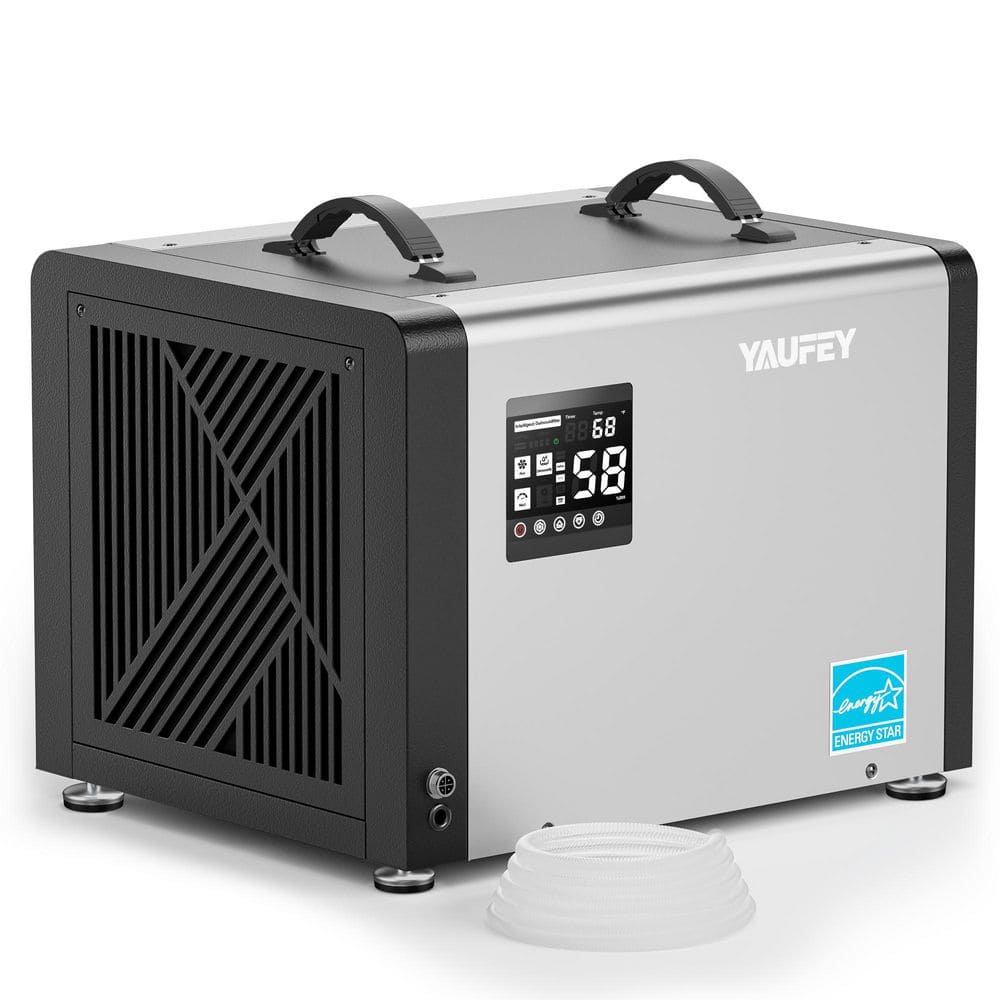 70 pt. 5,000 sq. ft. Energy Star Commercial Crawl Space Dehumidifier with Pump, Drain Hose and Auto Restart in Gray price history on PriceWatchPro