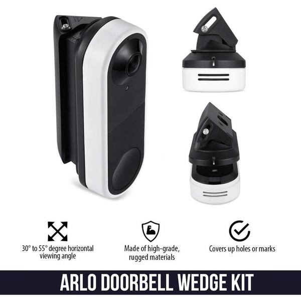 arlo video doorbell 90 degree mount