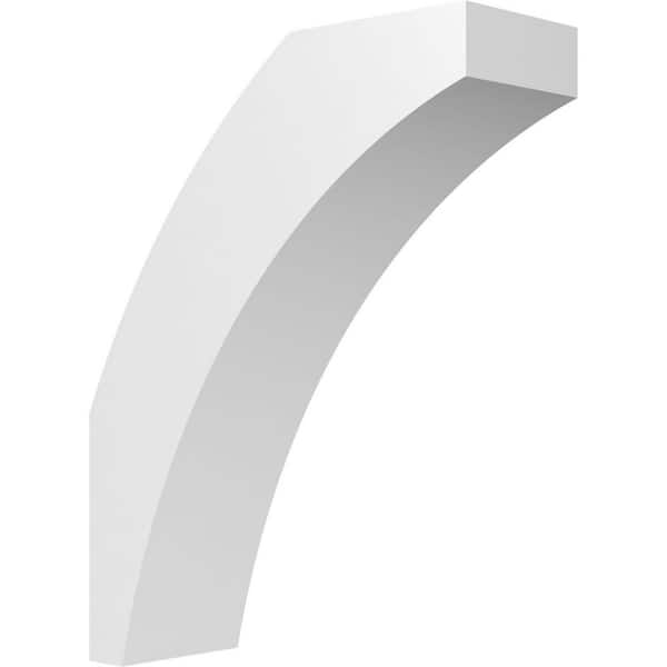 5"W x 14"D x 18"H Standard Thorton Architectural Grade PVC Knee Brace