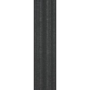 Peel and Stick Shadow Barcode Planks 9 in. x 36 in. Commercial/Residential Carpet (16-tile / case)