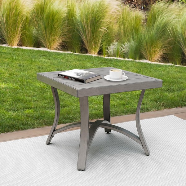 CHAMBER Square Aluminum Outdoor Side Table