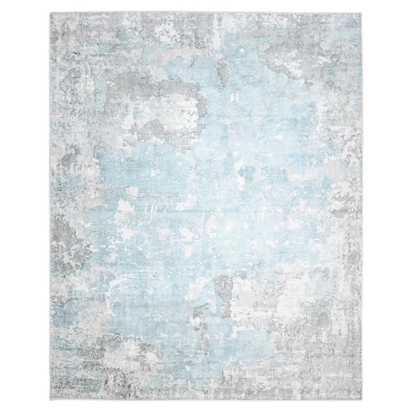 Solo Rugs Denali Contemporary Abstract Cream 8 ft. x 10 ft. Hand-Knotted Area Rug