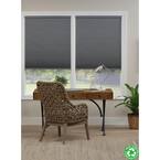 Cut-to-Width Anchor Gray Cordless Blackout Eco Polyester Honeycomb Cellular Shade 36.5 in. W x 64 in. L